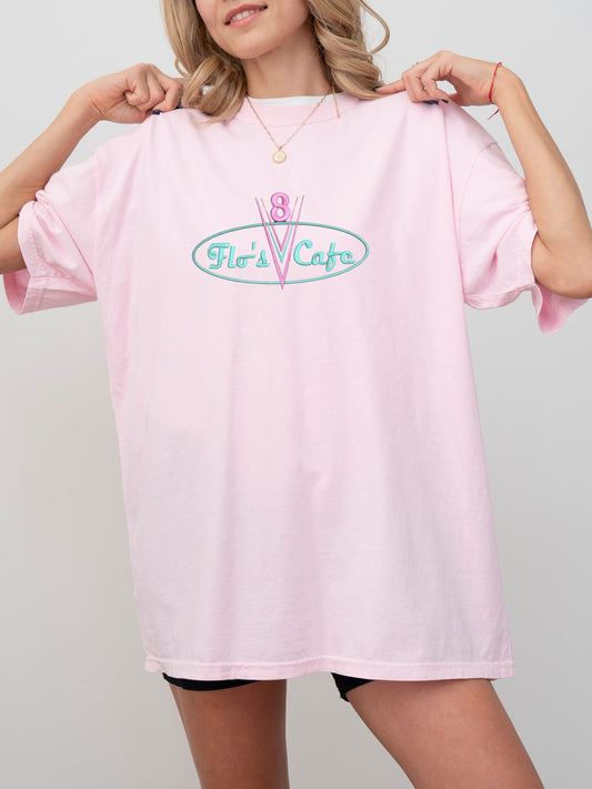Flo’s Cafe Embroidered T-Shirt