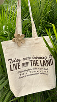 Load image into Gallery viewer, Living with the Land Canvas Tote Bag
